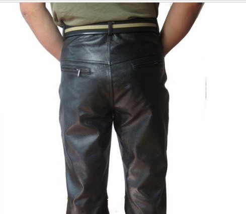 Pantalon cuir homme droit - Ref 1491450 Image 8