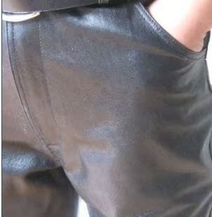 Pantalon cuir homme droit - Ref 1491450 Image 9