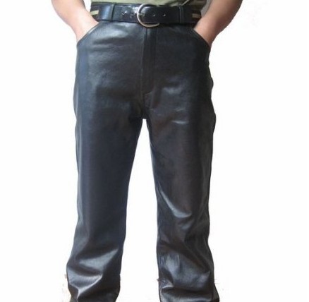 Pantalon cuir homme droit - Ref 1491450 Image 7