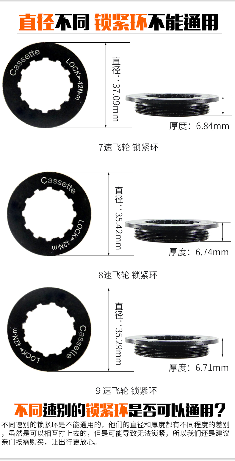 Pignon de vélo 9 vitesses - Ref 2377740 Image 8