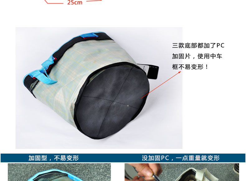 Panier pour vélo ACACIA en toile - Ref 2265592 Image 8