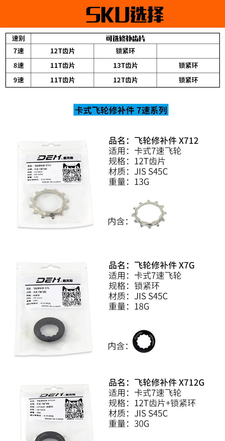 Pignon de vélo 9 vitesses - Ref 2377740 Image 10