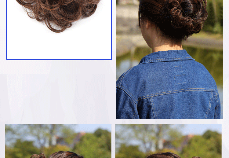 Extension cheveux - Chignon - Ref 241803 Image 14