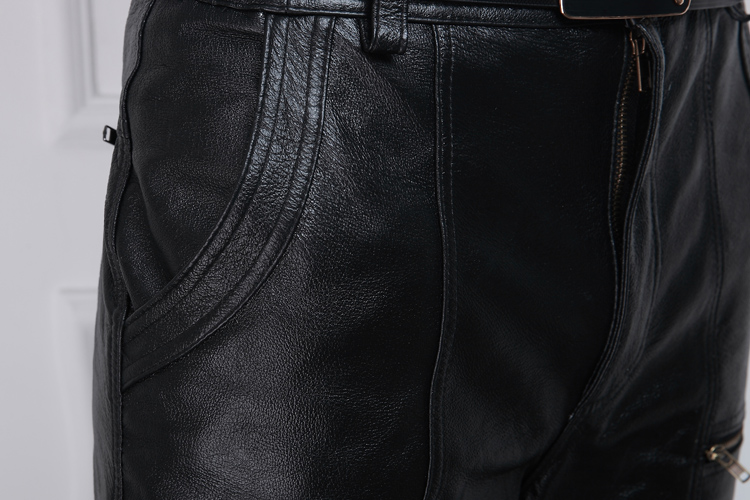 Pantalon cuir homme droit pour hiver - Ref 1491142 Image 58