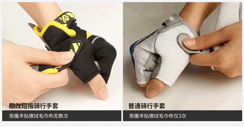 Gants pour vélo mixte COOLCHANGE - Ref 2242474 Image 17