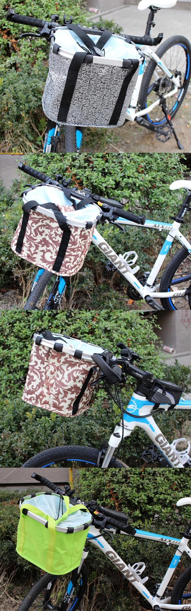 Panier pour vélo en toile - Ref 2264648 Image 8