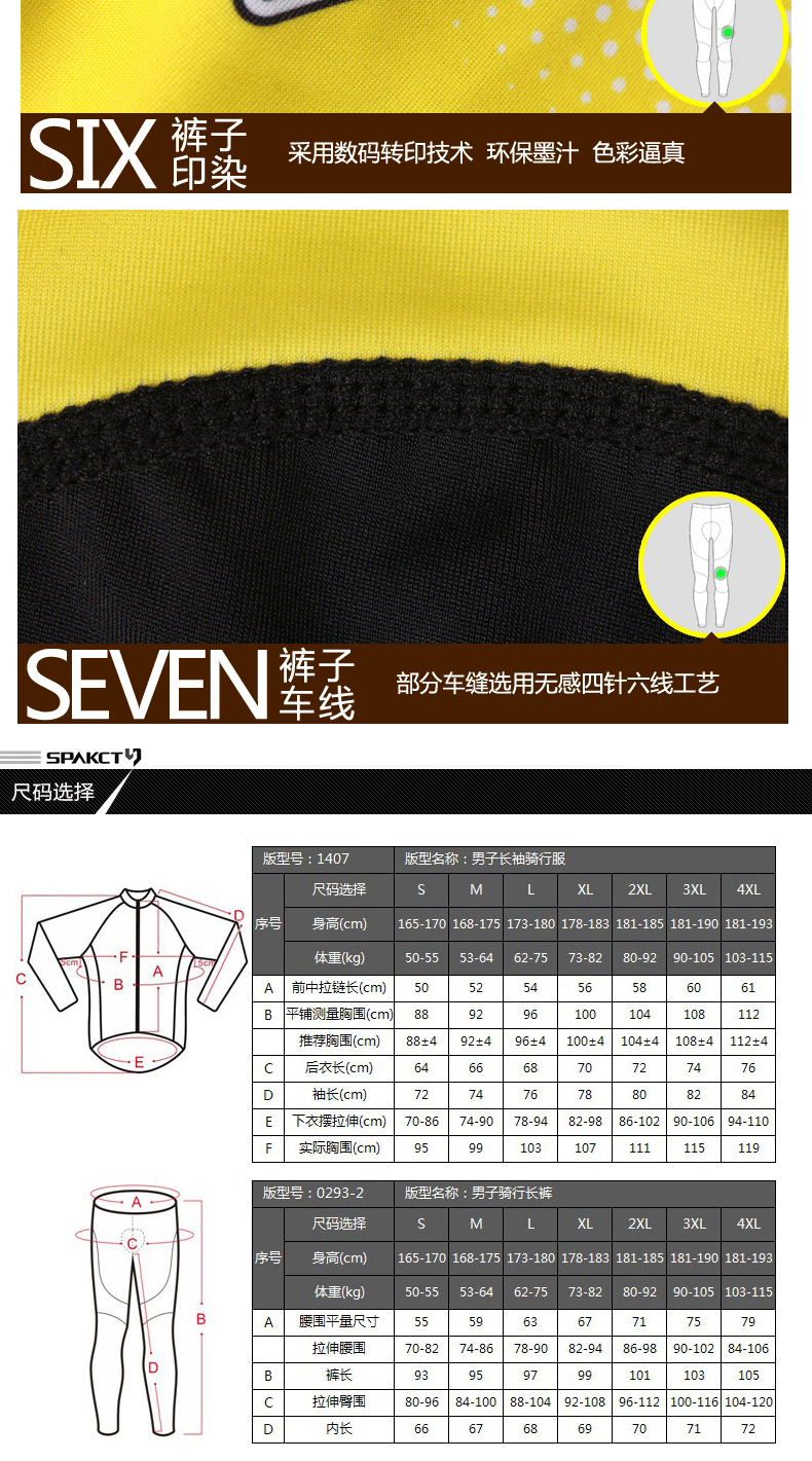 Tenue de cyclisme mixte SPAKCT - Ref 2211332 Image 13