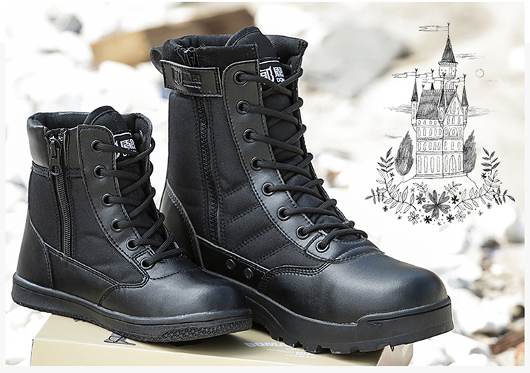 Boots militaires - porter - Ref 1401952 Image 19