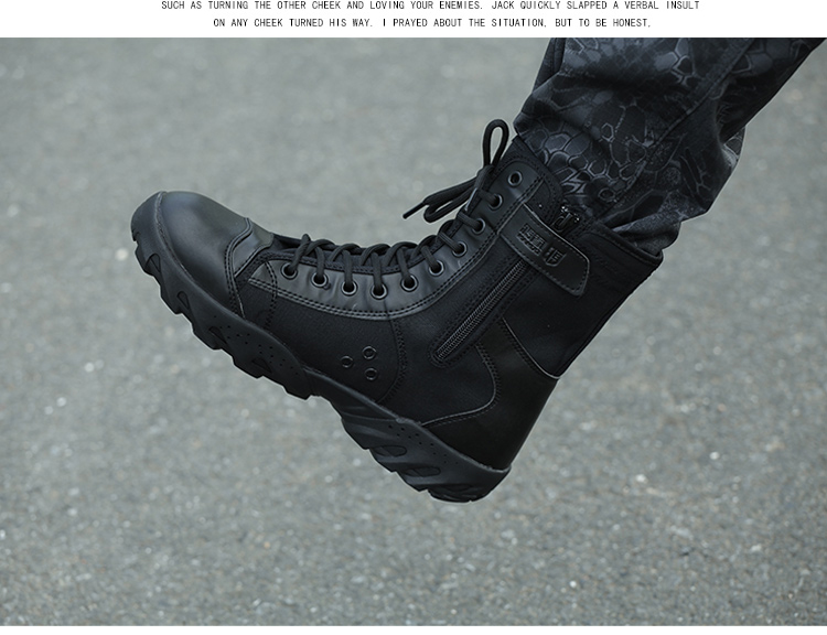 Bottes militaires pour homme - amortissement - Ref 1401986 Image 14