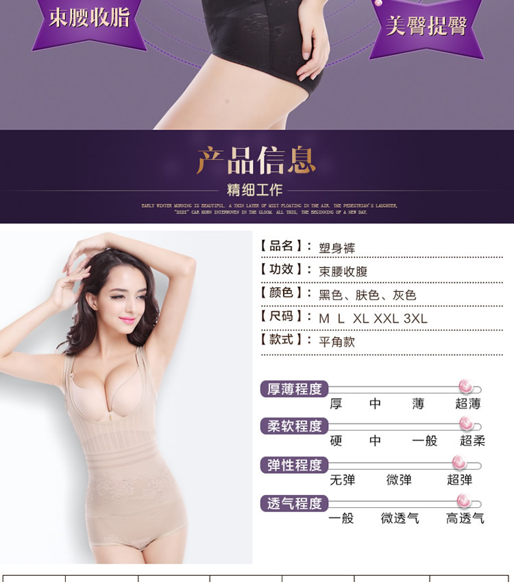 Sous-vêtement minceur sexy en nylon - Ref 699267 Image 8
