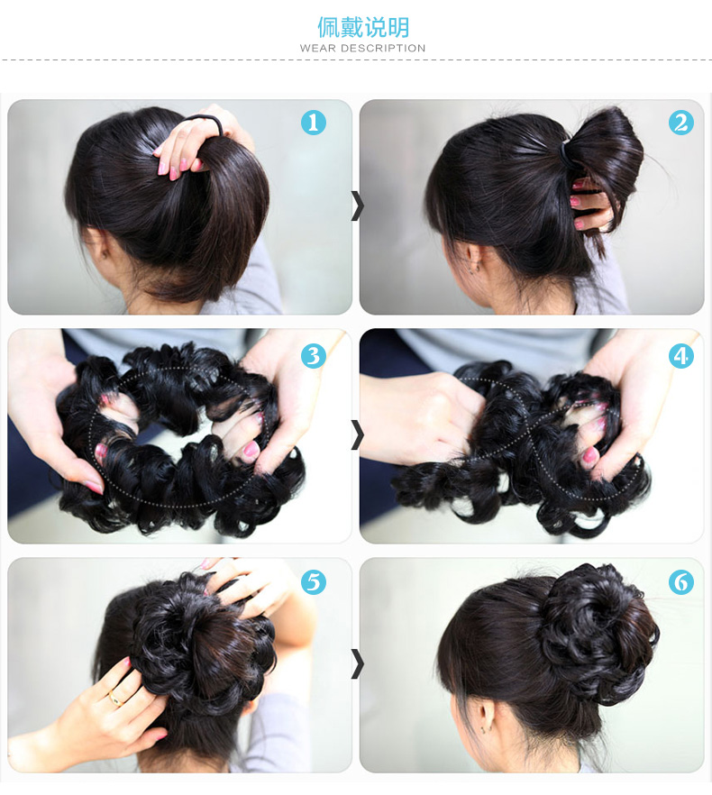 Extension cheveux - Chignon - Ref 246073 Image 18