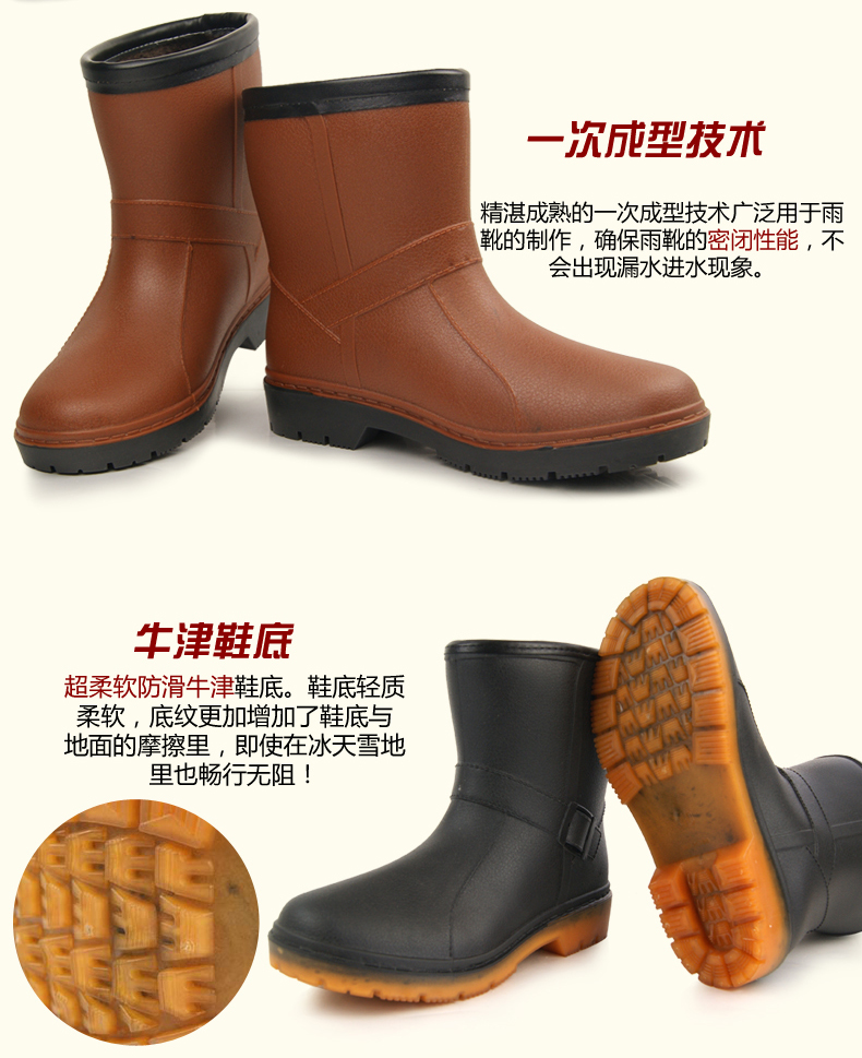 Chaussures - bottes caoutchouc homme pour hiver - semelle tendon - Ref 961756 Image 20