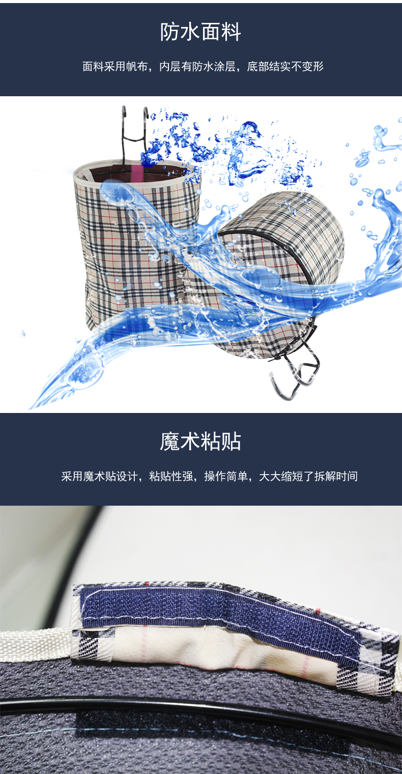 Panier pour vélo en toile - Ref 2256369 Image 13