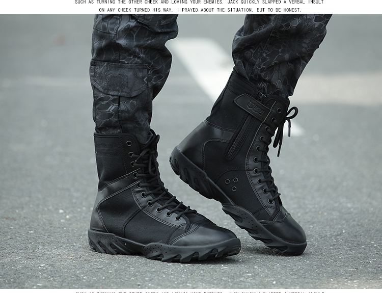Bottes militaires pour homme - amortissement - Ref 1401986 Image 15