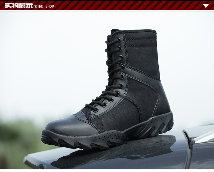 Bottes militaires pour homme - amortissement - Ref 1401986 Image 10