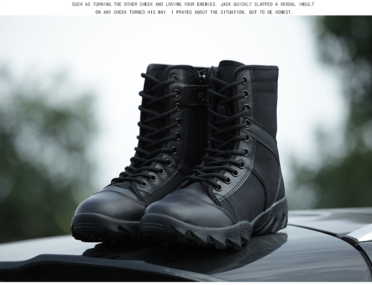 Bottes militaires pour homme - amortissement - Ref 1401986 Image 12