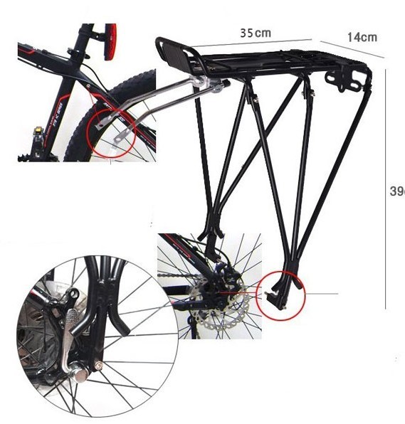 Porte-bagages pour vélo - Ref 2410002 Image 26