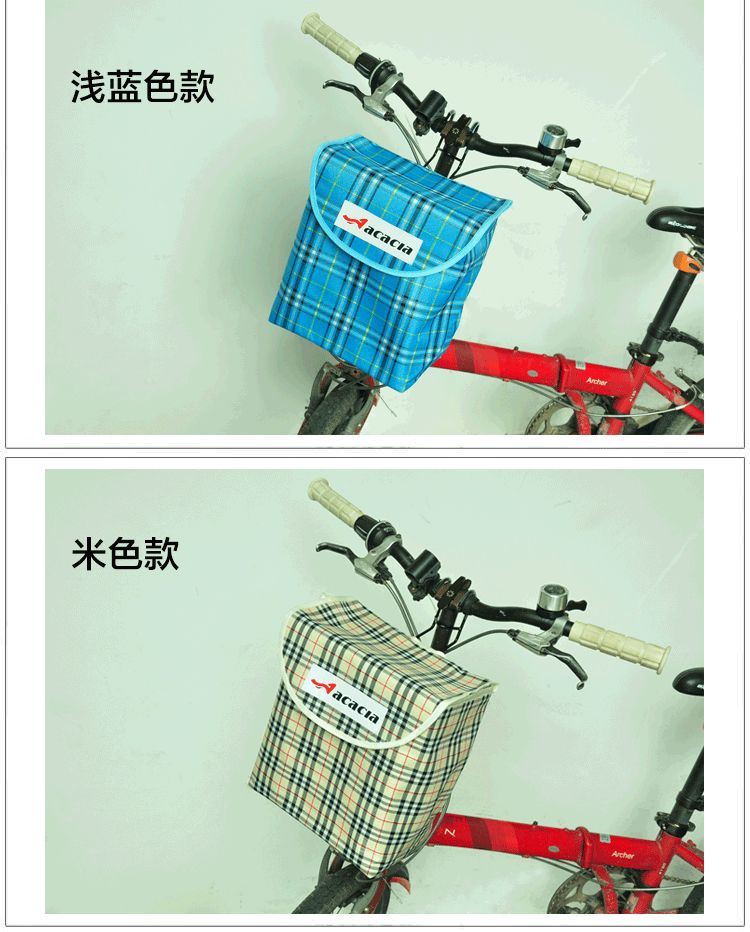 Panier pour vélo ACACIA en toile - Ref 2265592 Image 16