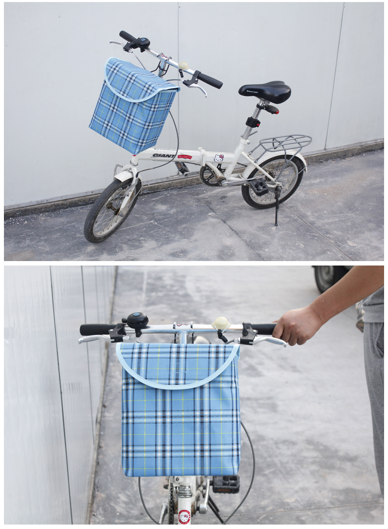 Panier pour vélo en toile - Ref 2256369 Image 11