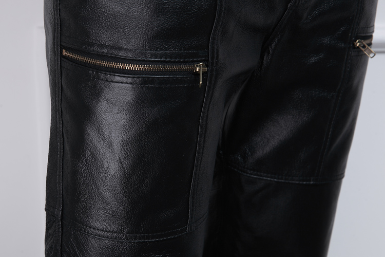 Pantalon cuir homme droit pour hiver - Ref 1491142 Image 57