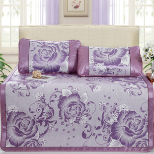 凉席冰丝席三件套双人1.5 1.8m2.0宽2x2.2米床