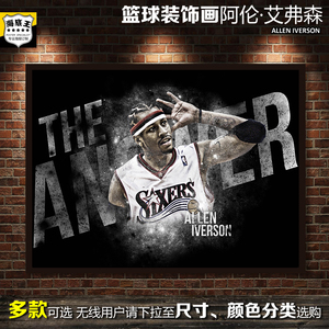 现代装饰画阿伦艾弗森allen iver已售1件 ￥ 8.0 ￥8.0(10折) 包邮