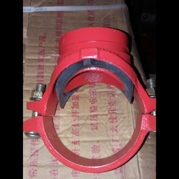 消防管件管道抱箍消防钢卡连接配件钢卡 球墨铸铁水管沟槽卡箍40