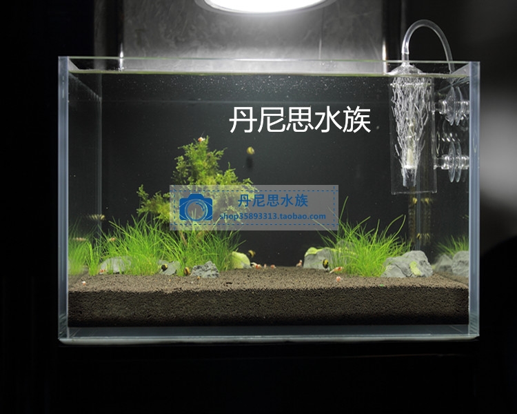 水族箱白玻璃溶氧器气石鱼缸氧气增氧打氧气泵气管水晶虾水草缸