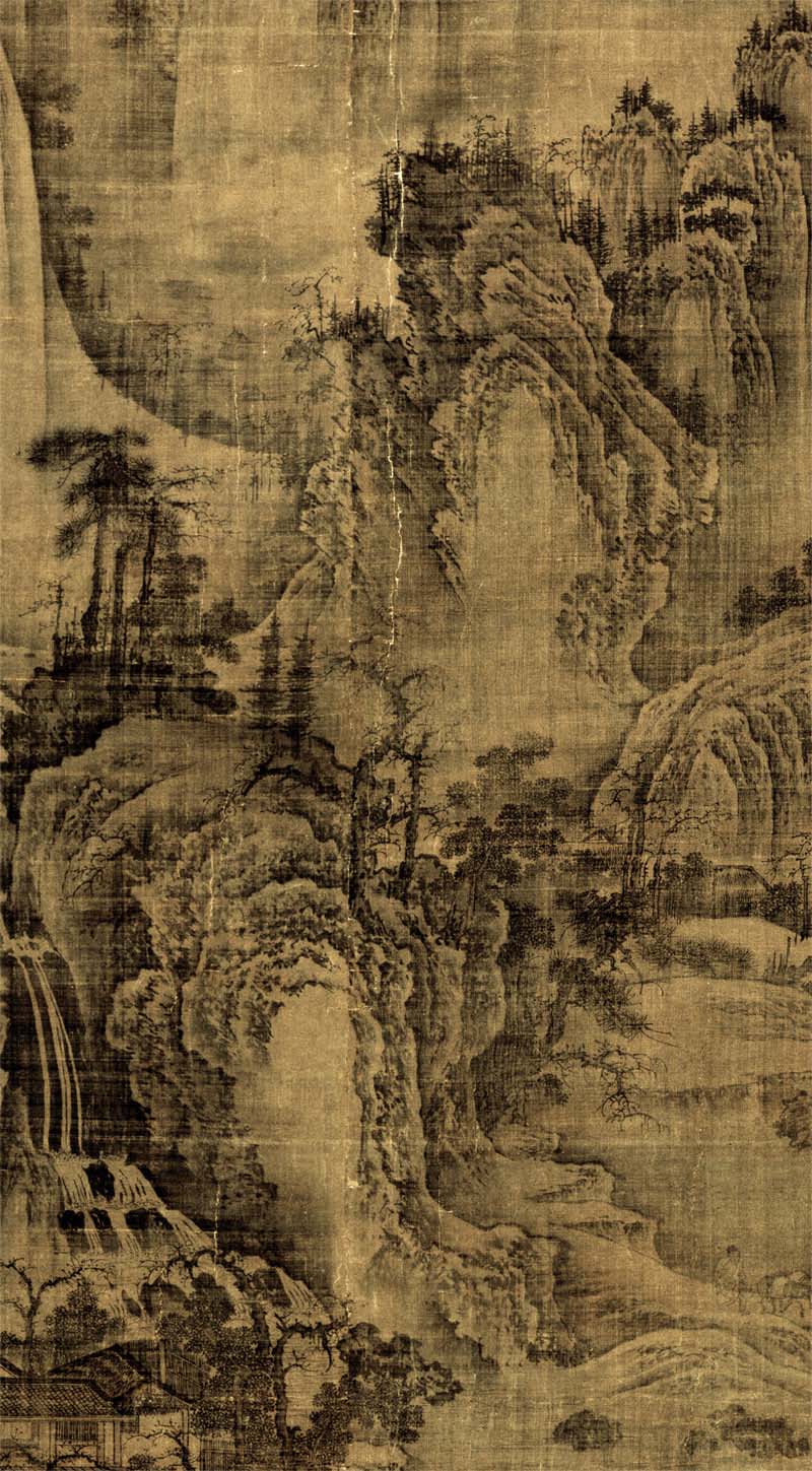 【正版现货】历代名画临摹大图范本 一 五代荆浩 匡庐