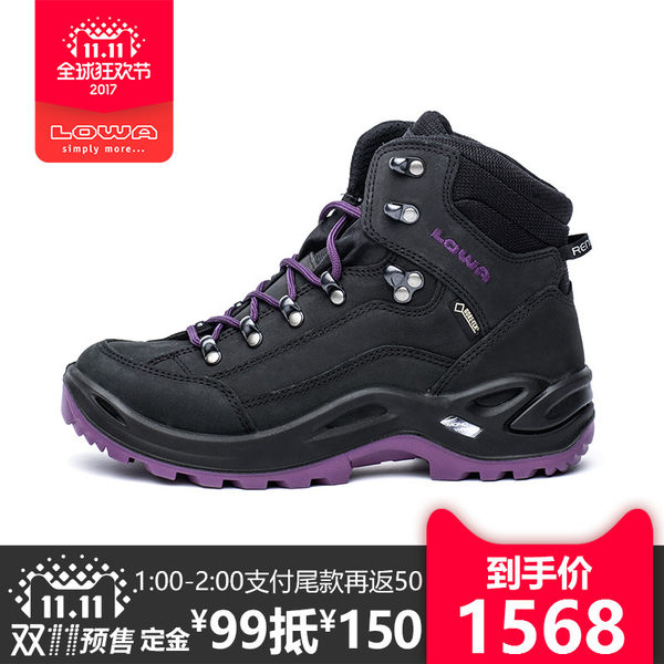 【预售】LOWA登山徒步RENEGADE GTX女式多彩中帮鞋L320945