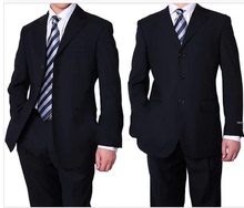 工作服特大号西服超大码 工装 职业装 三扣西装 商务正装 男式西服套装
