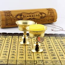 佛教用品供佛灯高脚光面纯铜酥油灯灯座莲花灯佛堂供灯长明灯