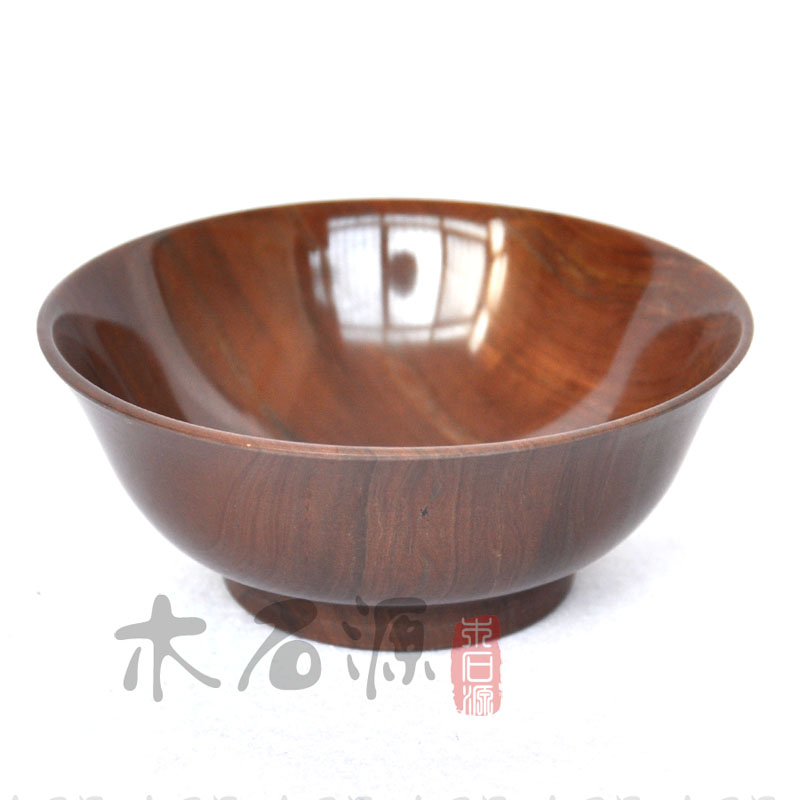 【清幽】纯天木鱼石碗 手工碗 汤碗 饭碗 餐具 养生碗 保健碗