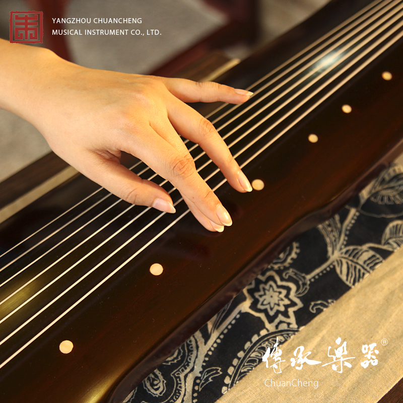 传承牌古琴伏羲式桐木古琴 初学练习琴古琴仲尼式送全套配件