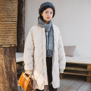 中长款宽松加厚棉衣