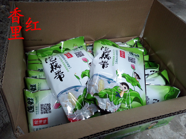 20袋/箱包邮莲娃洪湖农家泡藕带酸辣藕尖新鲜泡椒菜湖北开胃特产