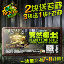 高品质爬虫椰土椰砖爬宠陆龟箱垫材乌龟冬眠饲养盒蜘蛛饲养箱角蛙