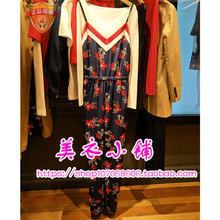 欧时力新式2017春夏新款正品代购吊带连体裤女长裤H1JY1067090Z
