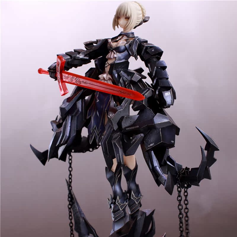 国产动漫 fate/stay night 黑塞巴 saber alter huke吾王手办模型