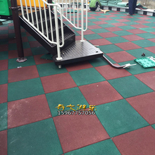 幼儿园橡胶地垫室外小区地胶加厚安全健身房广场户外防滑拼接地板
