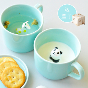 动物咖啡杯可爱陶瓷马克杯