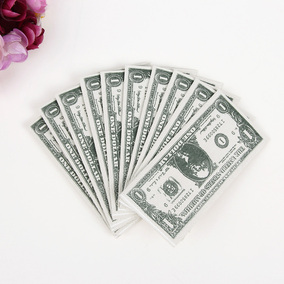 正品[美元纸巾]创意美元欧元纸巾评测 dj美女热