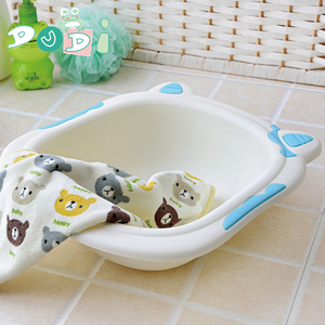 儿童卡通牛奶洗脸盆套装