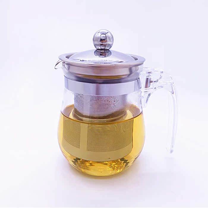 【天天特价】耐热玻璃花草茶壶可拆洗不锈钢过滤杯泡茶器功夫茶具