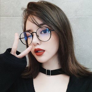 复古圆框眼镜框