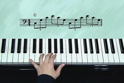 钢琴 流行钢琴自学秘籍 左手伴奏练习形态 左手指法练习