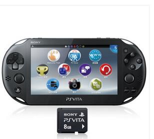 索尼sony psv国行主机 playstation vita 黑色掌机 附赠8g记忆卡