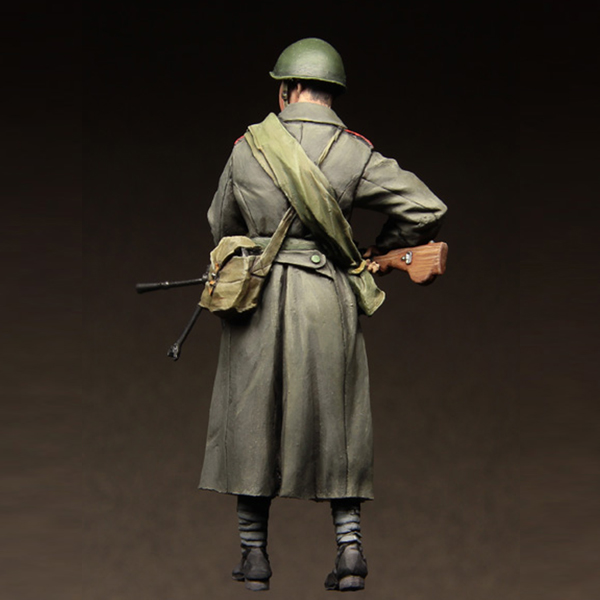 1/35树脂人物兵人模型 二战俄罗斯步兵 包邮gk白模手办军事场景用