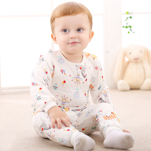 儿童纯棉保暖内衣套装1-3岁