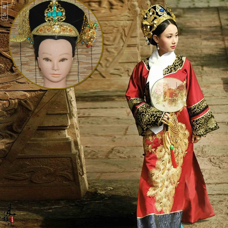甄嬛传孙俪同款影视古装清朝格格服旗服满蒙公主妃子福晋服演出服